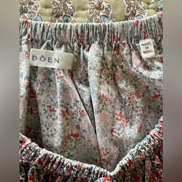 7/4 SALE!🇺🇸DÔEN CHESTNUT🇺🇸Dress-White Petite Jardin! EUC! Size XS! - Picture 3 of 6